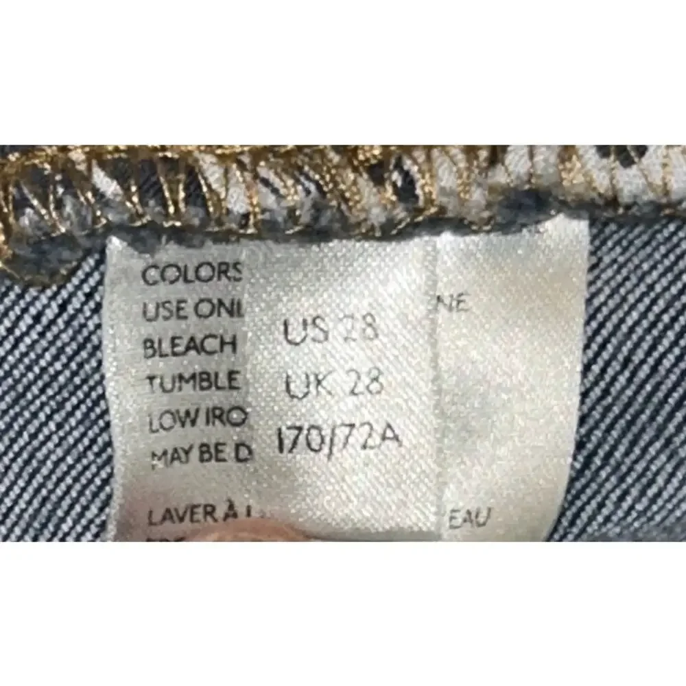 Anthropologie Pilcro and the Letterpress High-Rise Denim Leggings 28X27